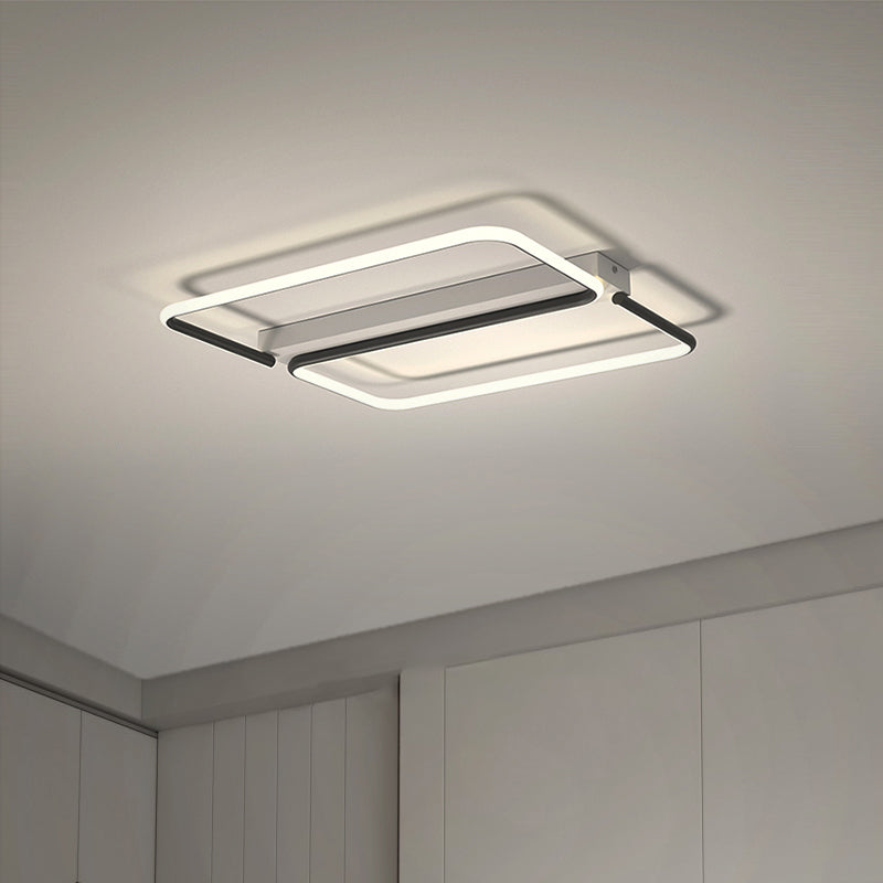 Creative Contemporary Flush Mount Lamp Acrylic Shade LED Lamp for Bedroom