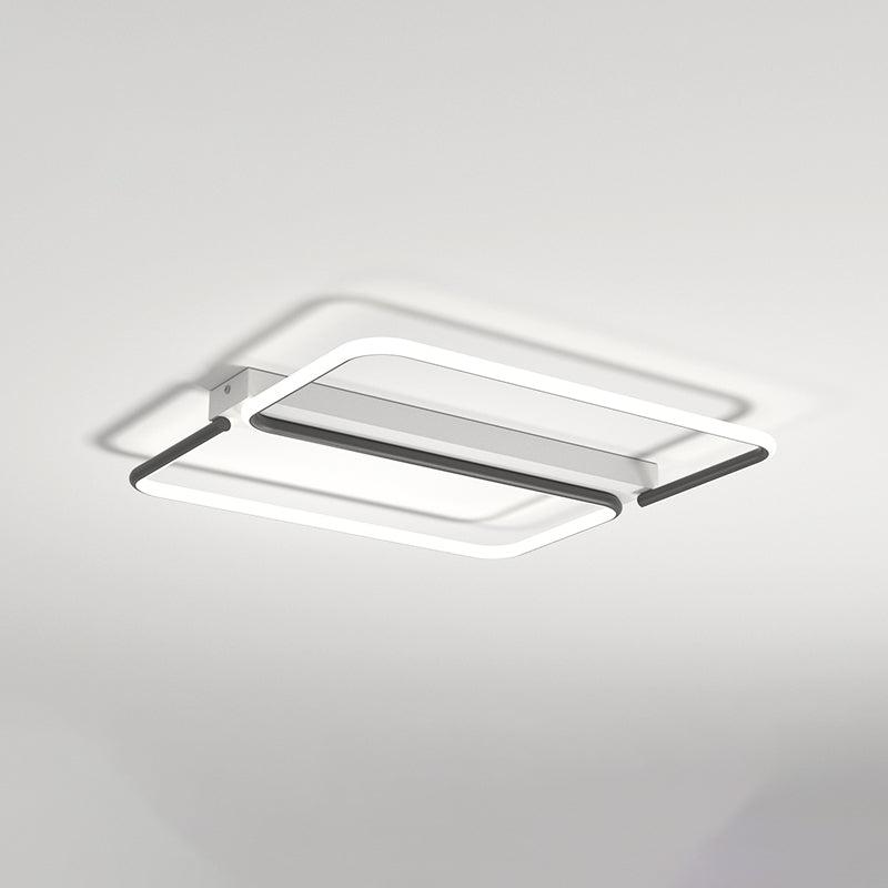 Lampe LED encastrée contemporaine créative, abat-jour en acrylique, pour chambre à coucher