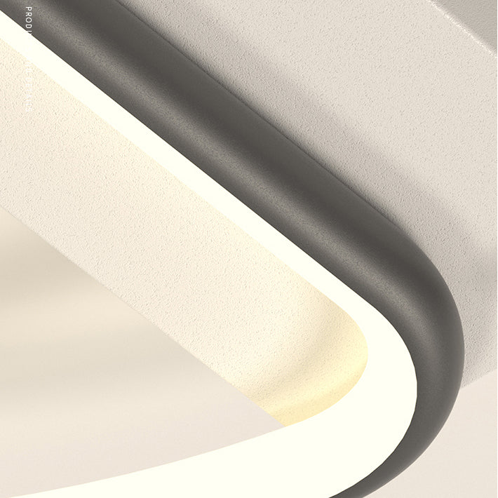 Lampe LED encastrée contemporaine créative, abat-jour en acrylique, pour chambre à coucher