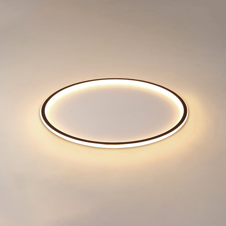 Metal geométrico cerca del accesorio de techo de montaje empotrado LED nórdico con iluminación de techo