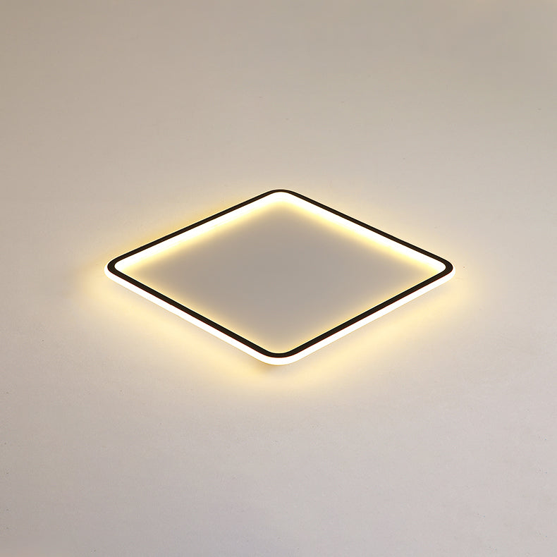 Metal geométrico cerca del accesorio de techo de montaje empotrado LED nórdico con iluminación de techo