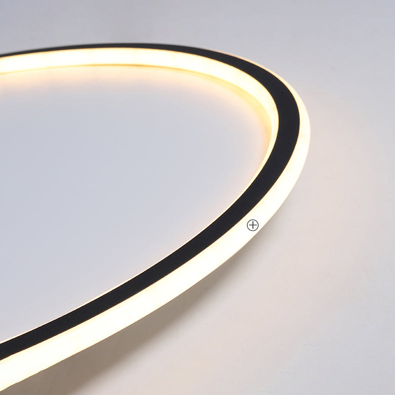 Metal geométrico cerca del accesorio de techo de montaje empotrado LED nórdico con iluminación de techo