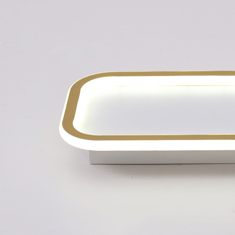 Rechteckige Metall-LED-Unterputz-Leuchte Moderne Deckenleuchte mit moderner Deckenleuchte