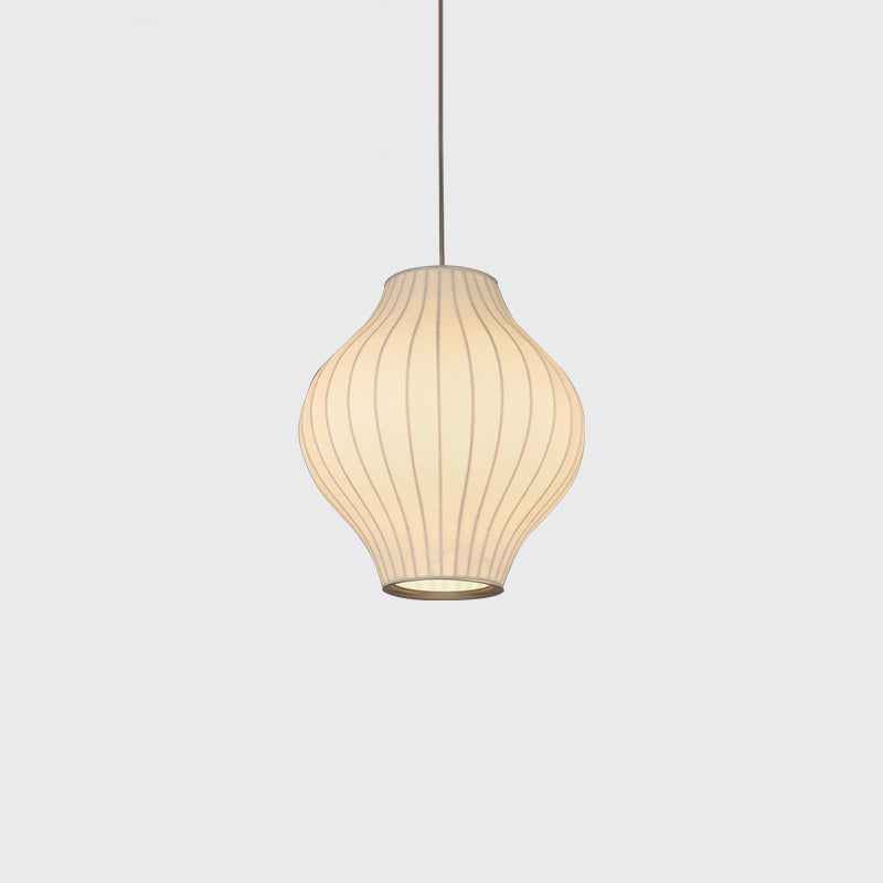 Plafond minimaliste Light Lightern Lantern suspendu avec de l'ombre en tissu