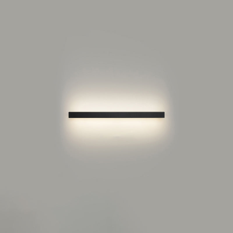 Lampada a monte a parete a parete moderna in stile moderno rettangolo lungo la linea di forma di forma murale per interno