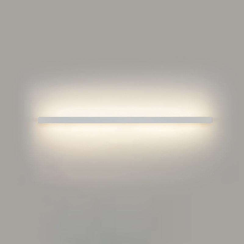 Lampada a monte a parete a parete moderna in stile moderno rettangolo lungo la linea di forma di forma murale per interno
