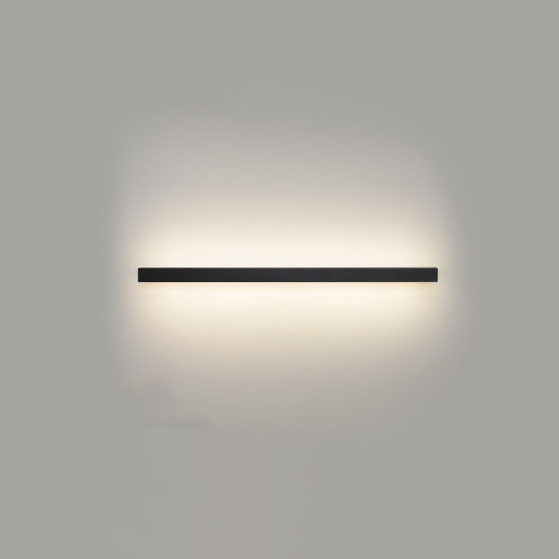 Lampada a monte a parete a parete moderna in stile moderno rettangolo lungo la linea di forma di forma murale per interno
