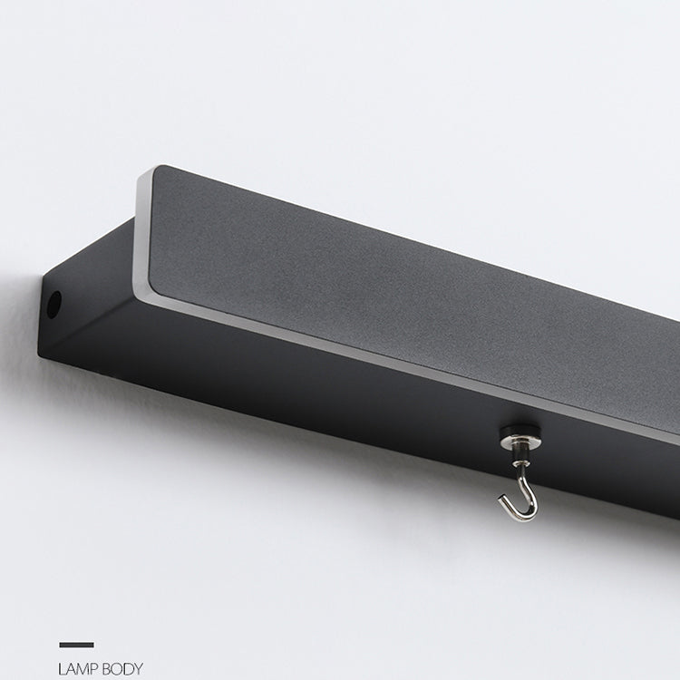 Lampada a monte a parete a parete moderna in stile moderno rettangolo lungo la linea di forma di forma murale per interno