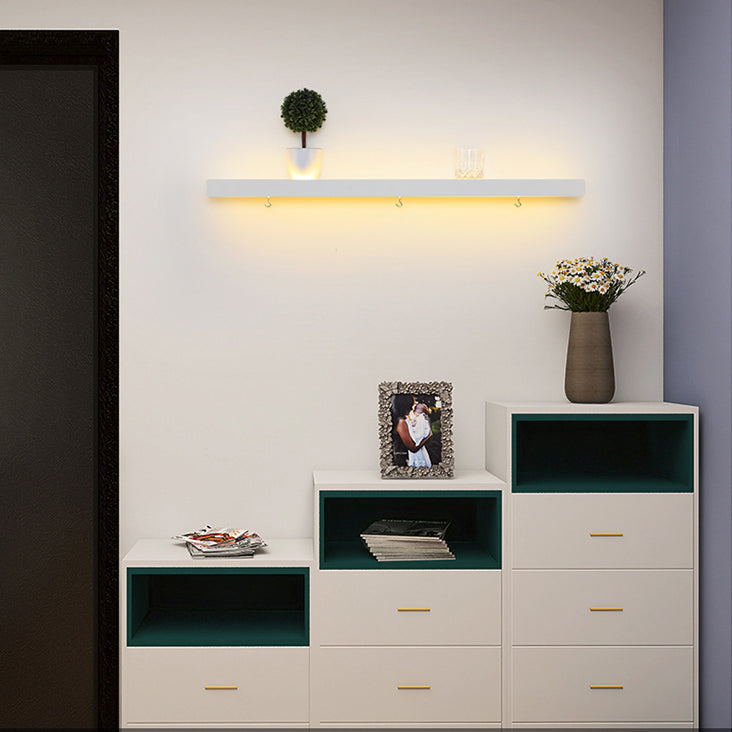 Lampada a monte a parete a parete moderna in stile moderno rettangolo lungo la linea di forma di forma murale per interno