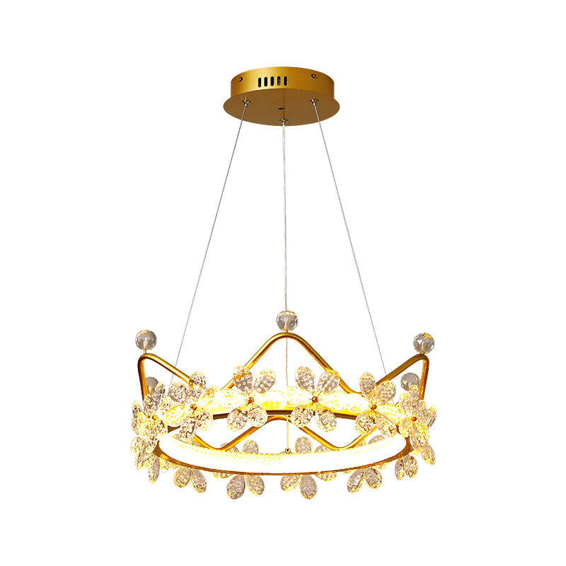 Ultra-moderne Kronleuchter-Leuchte-Kristall-Hang-Lampe mit hängenden Kabel für Schlafzimmer