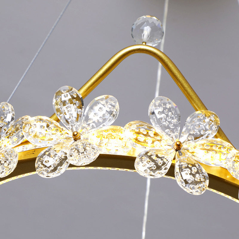 Ultra-moderne Kronleuchter-Leuchte-Kristall-Hang-Lampe mit hängenden Kabel für Schlafzimmer