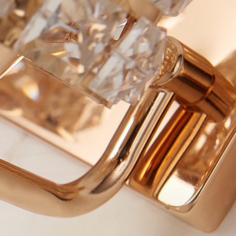 Lumo postmoderno a parete Postmoderna in cristallo in metallo per soggiorno camera da letto