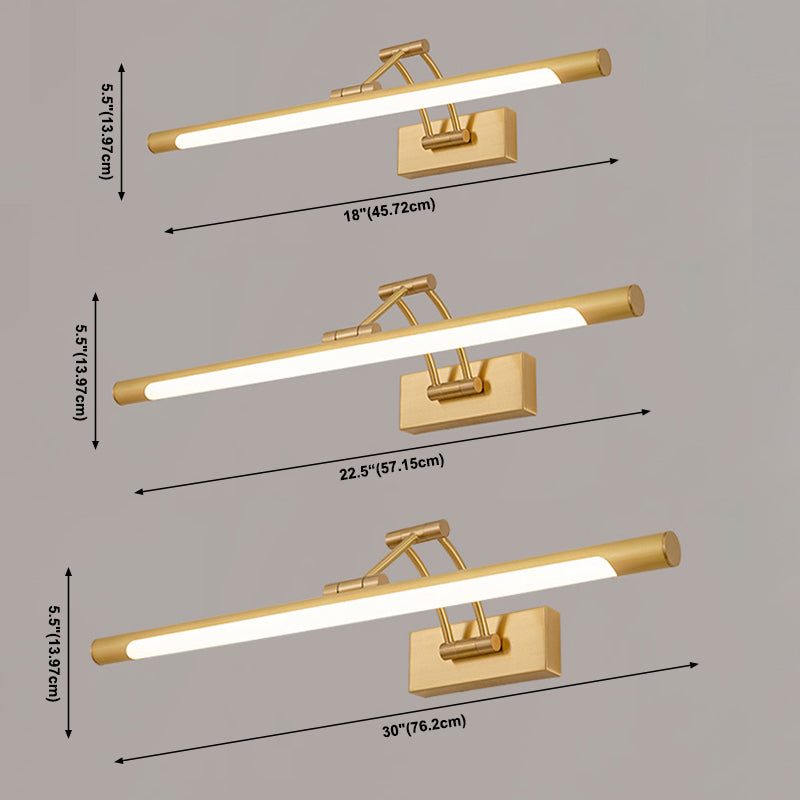 Stylish Postmodern Lighting with Metal and Acrylic for Bathroom Washing Room