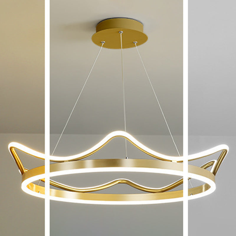 Ultra-moderne Kronleuchterleuchte Acrylhängelampe mit hängenden Kabel für Schlafzimmer