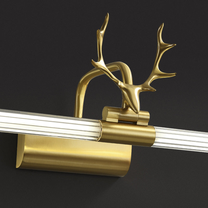 Stylish Postmodern deer horn Lighting with Metal and Acrylic for Bathroom Washing Room