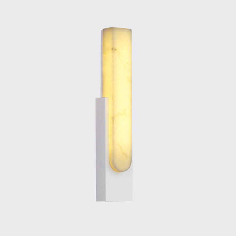 Rectangle Wall Mounted Light Fixture Contemporary Simplicity Stone Wall Lights for Corridor