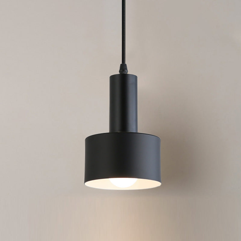 Geometric Hanging Light Fixtures Modern 1-Light Suspension Lamp with Acrylic Shade