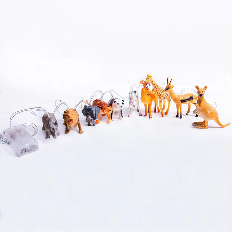 Children Style Animal String Lamp Plastic Bedroom LED Decorative Light