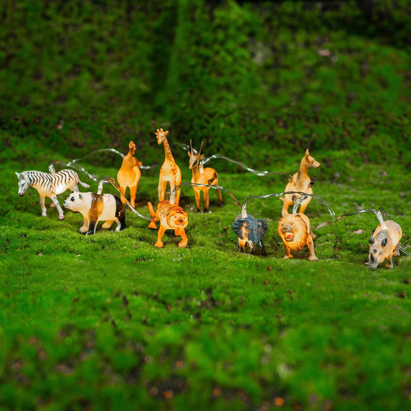 Children Style Animal String Lamp Plastic Bedroom LED Decorative Light