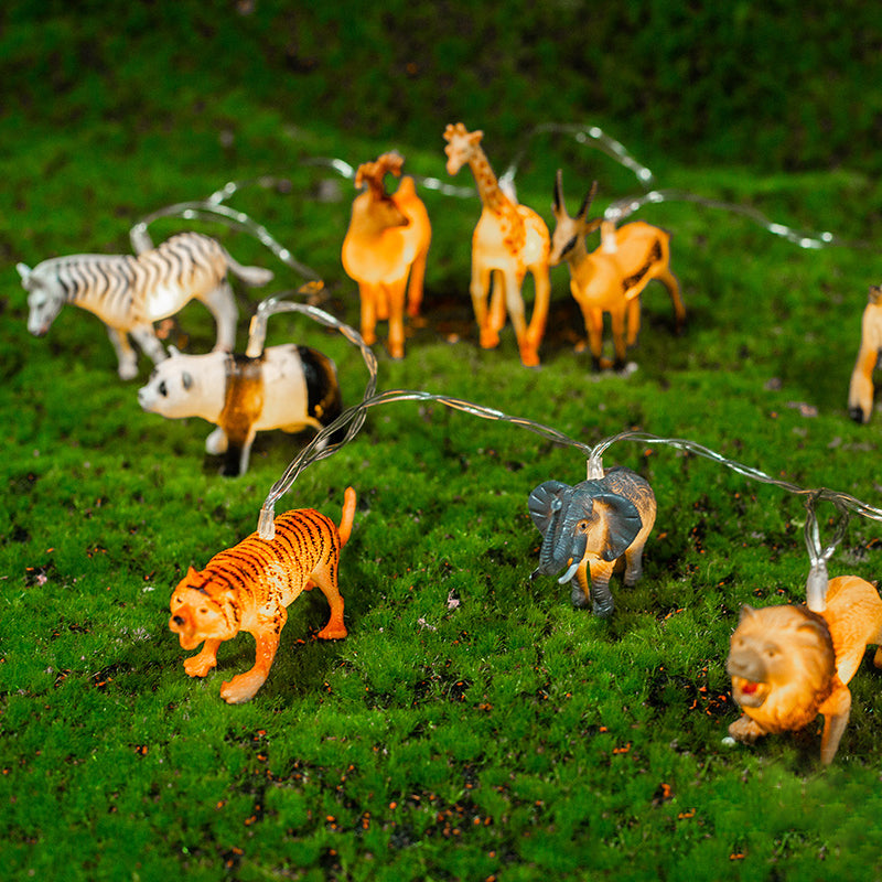 Children Style Animal String Lamp Plastic Bedroom LED Decorative Light