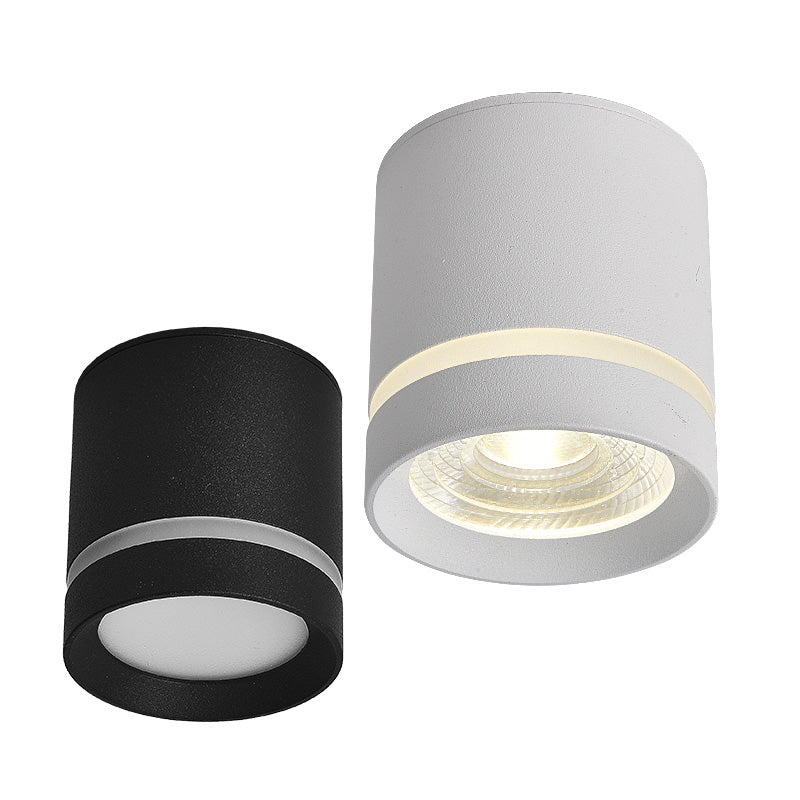 Cylinder Flush Mount Light Fixture Minimalist Metal LED Flush Mount Ceiling Light Fixture