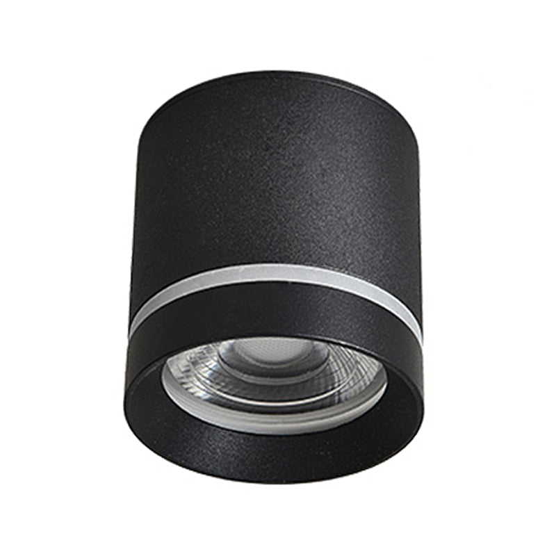 Cylinder Flush Mount Light Fixture Minimalist Metal LED Flush Mount Ceiling Light Fixture