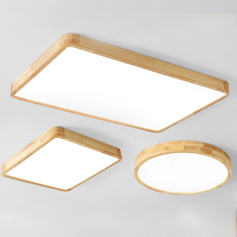 Modern Flush-mount Lighting 1-Light Restaurant Flush Mount Lighting Fixtures with Acrylic Shade