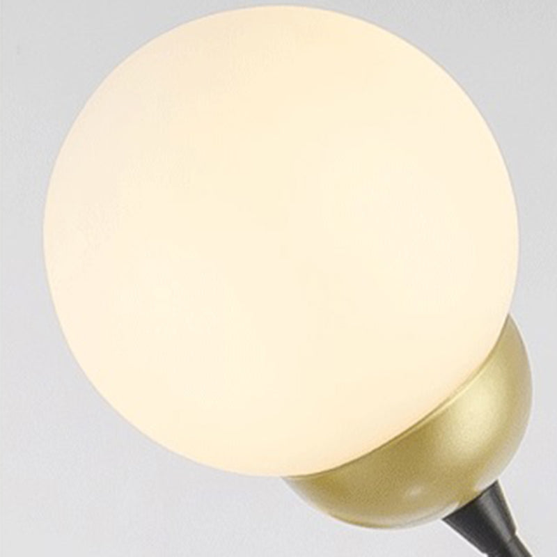 Lampada lampadina a globo Illuminazione a sospensione moderna in vetro bianco per il ristorante