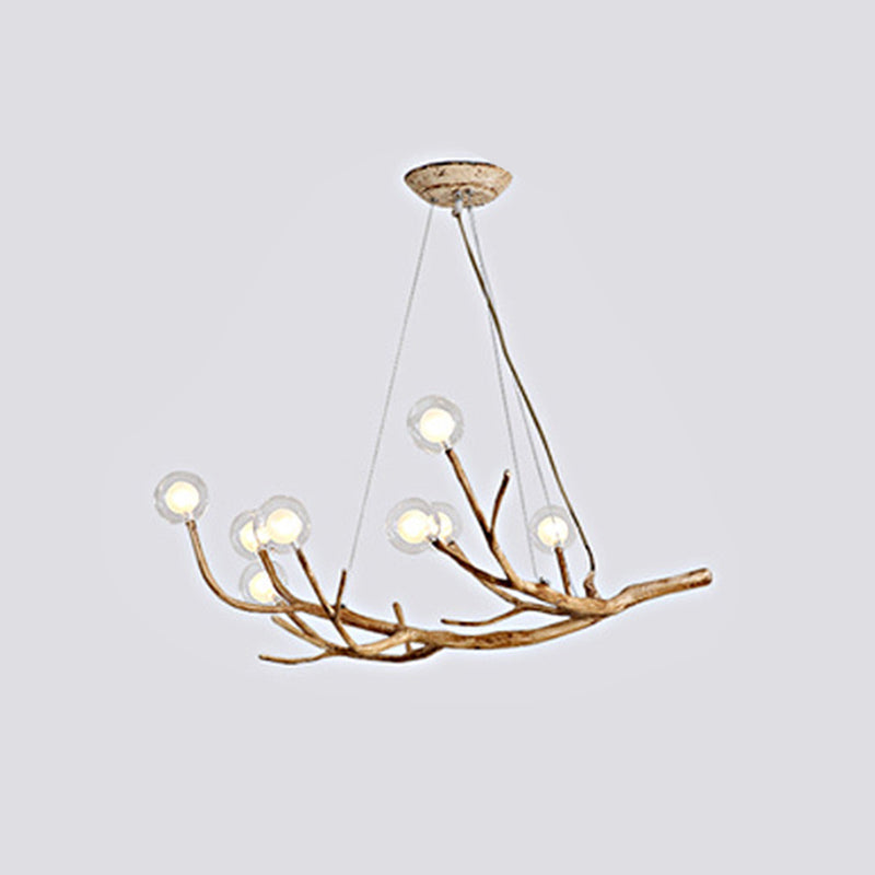 Branch Chandelier Light Fixture Modern Designer Glass Pendant Lighting for Restaurant