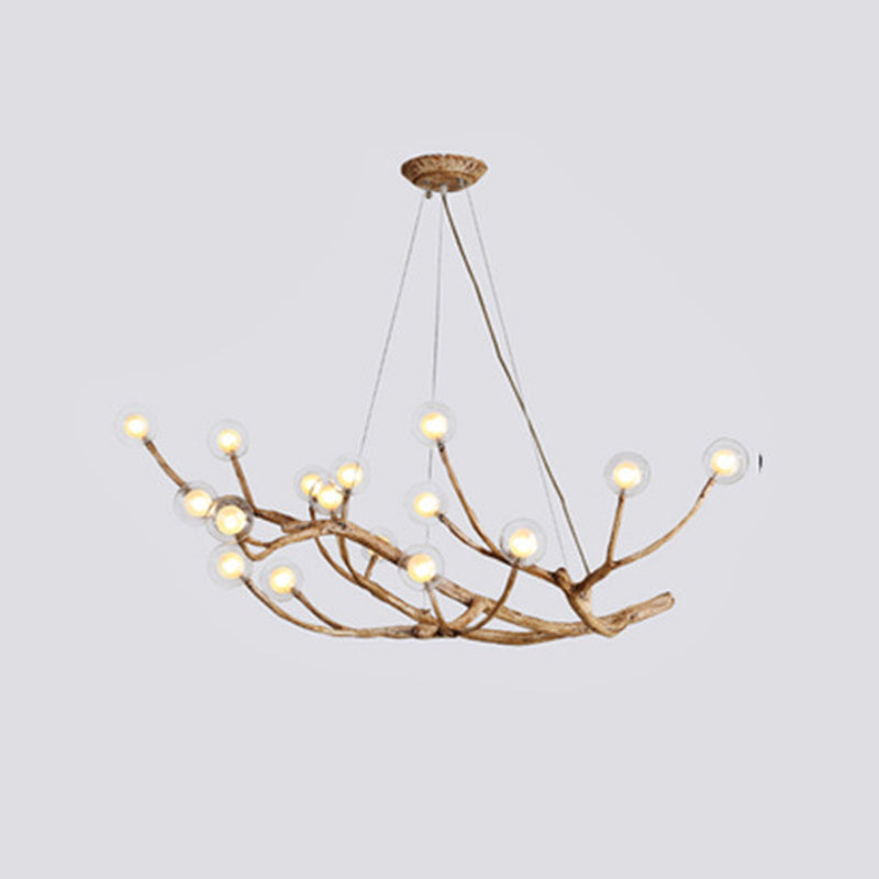 Branch Chandelier Light Fixture Modern Designer Glass Pendant Lighting for Restaurant