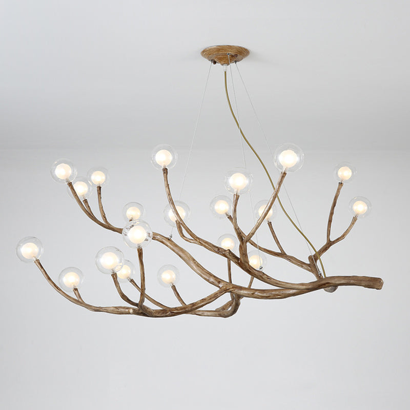 Branch Chandelier Light Fixture Modern Designer Glass Pendant Lighting for Restaurant