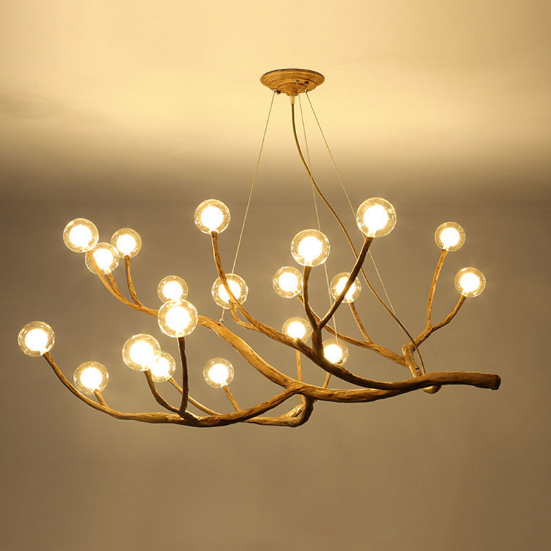 Branch Chandelier Light Fixture Modern Designer Glass Pendant Lighting for Restaurant