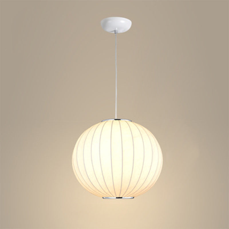 1 Light Pendant Light Fixture Modern Simple Silk Hanging Pendant Lights for Restaurant