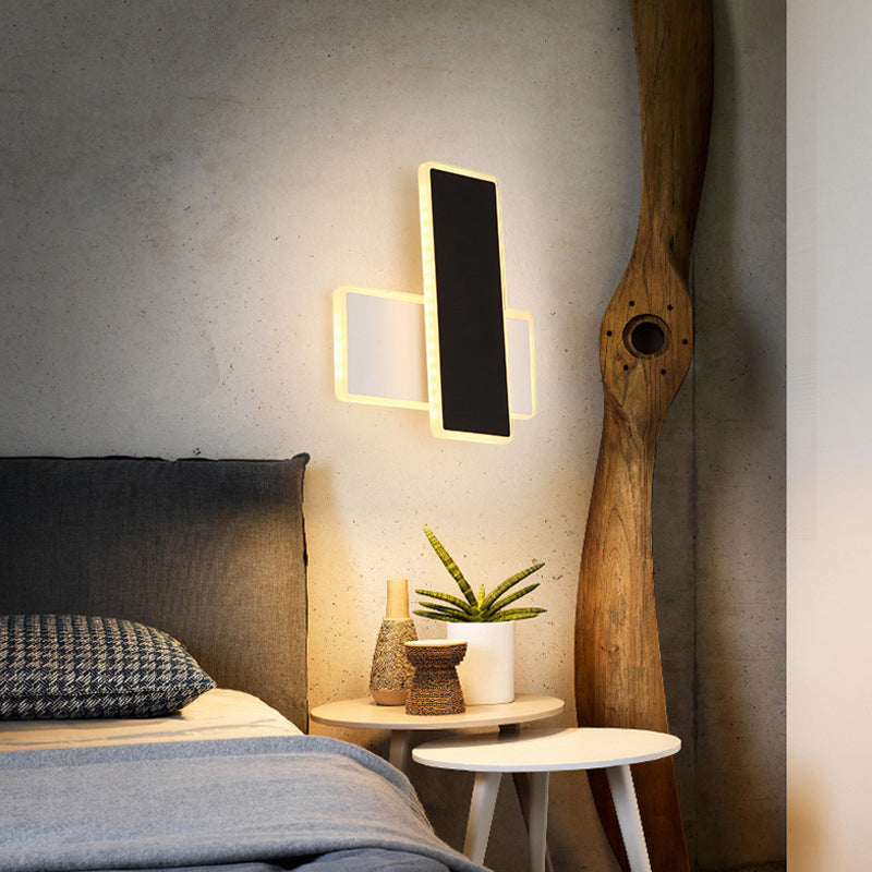 LED Rotatable Wall Lamp Fixture Adjustable Wall Sconce for Stairs Living Room