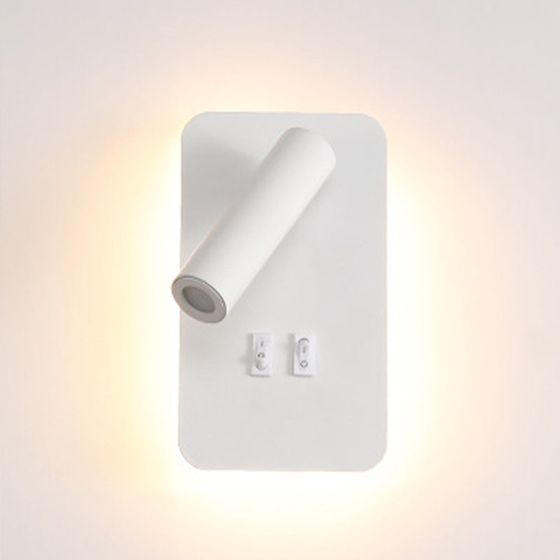 Noordse moderne stijl roteerbare wandbevestiging lamp armatuur led huis slaapkamer muur sconce