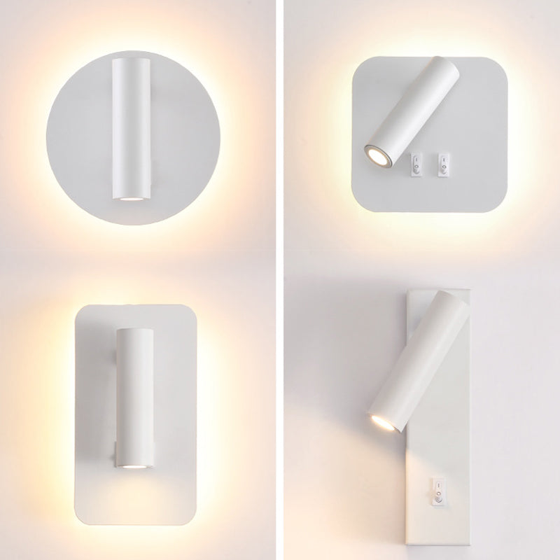 Noordse moderne stijl roteerbare wandbevestiging lamp armatuur led huis slaapkamer muur sconce