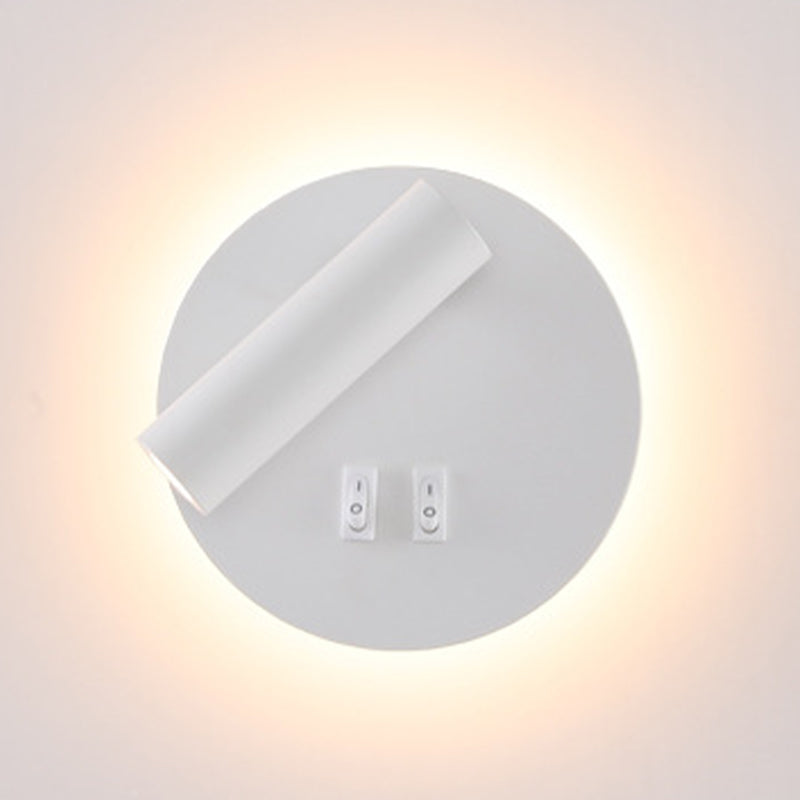 Noordse moderne stijl roteerbare wandbevestiging lamp armatuur led huis slaapkamer muur sconce