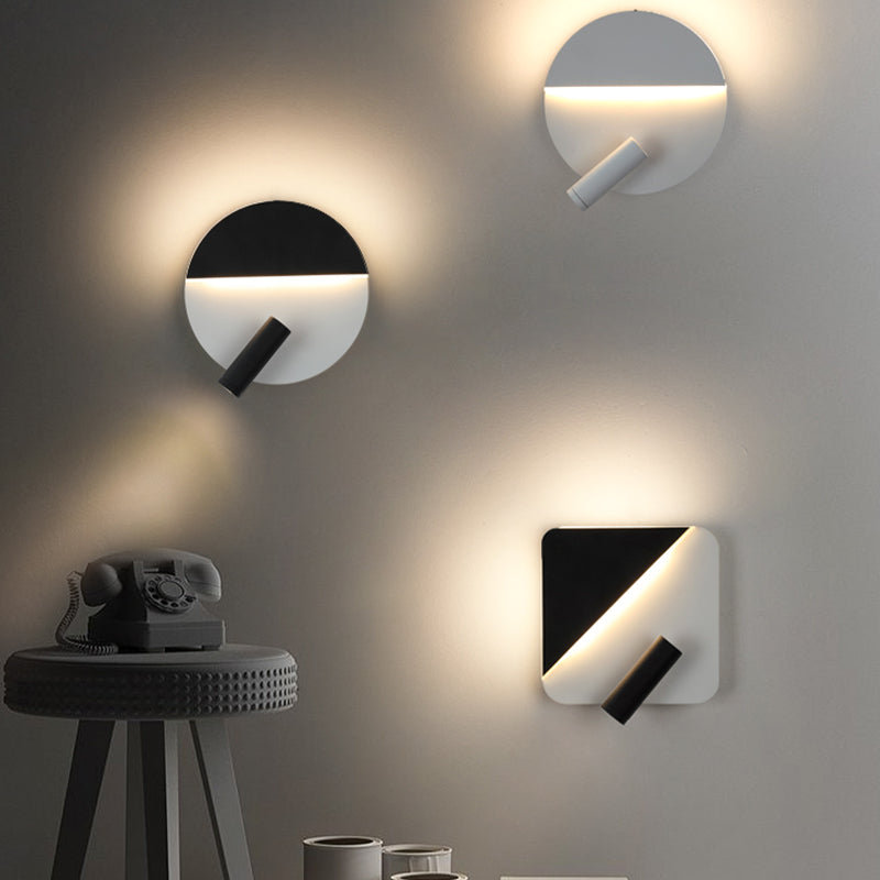 Lampada a parete a muro di geometria a parete di geometria rotabile per soggiorno per soggiorno