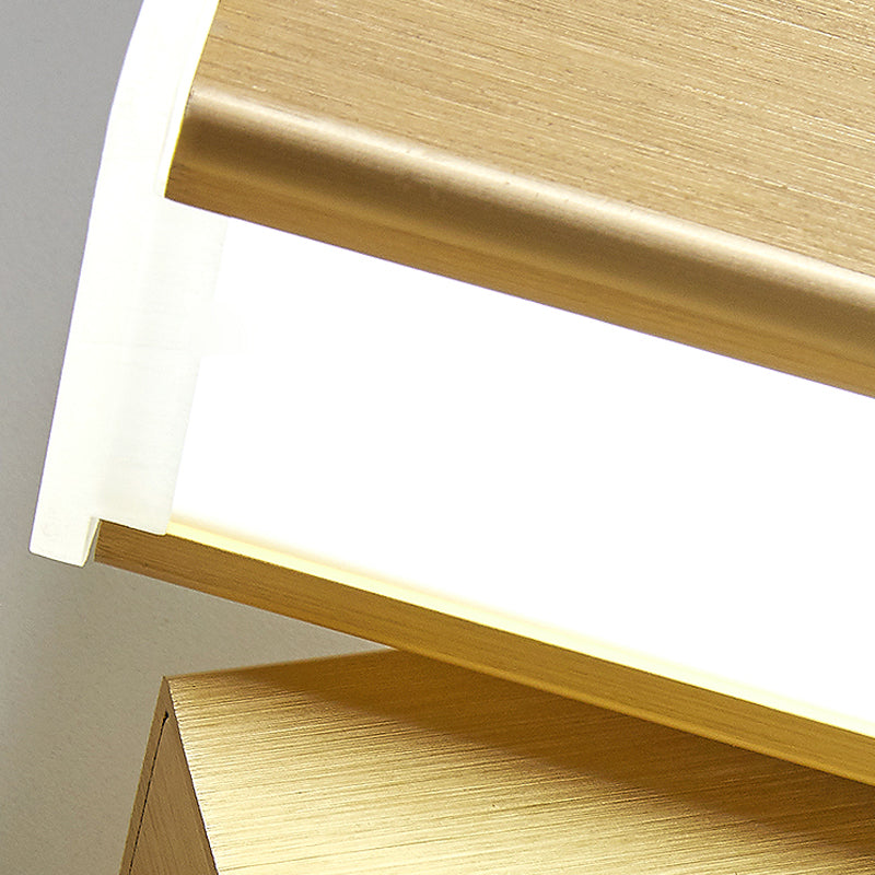 Luz de pared de pared giratoria interior nórdica lámpara de montaje de pared LED de estilo simple