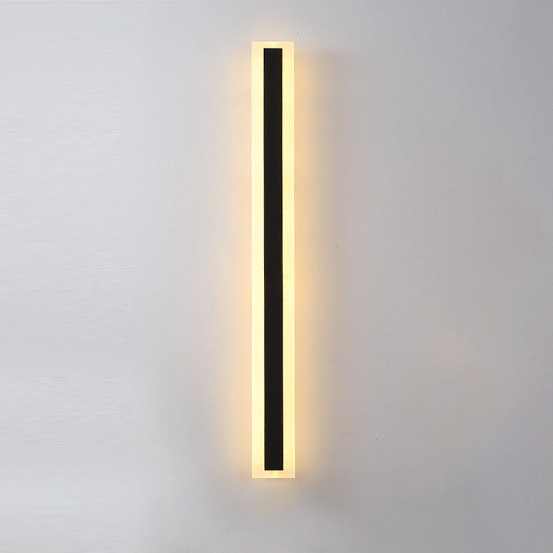 Linea a forma di linea a led lampada con applione murale moderna a striscia lunga a parete lampada per interno