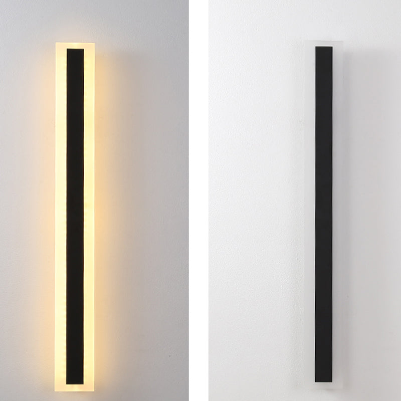 Linea a forma di linea a led lampada con applione murale moderna a striscia lunga a parete lampada per interno