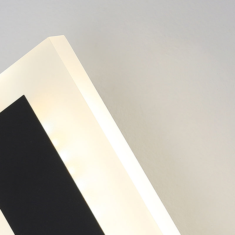 Linea a forma di linea a led lampada con applione murale moderna a striscia lunga a parete lampada per interno