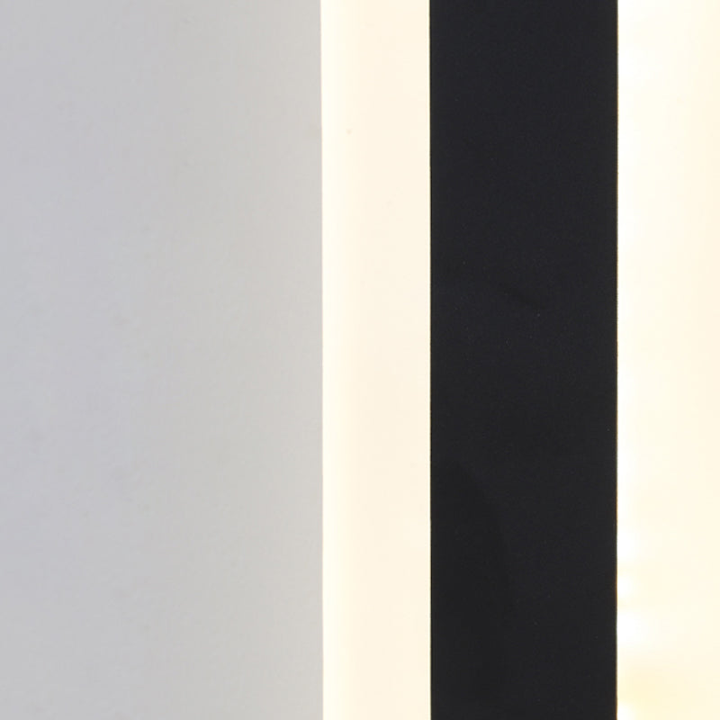 Linea a forma di linea a led lampada con applione murale moderna a striscia lunga a parete lampada per interno