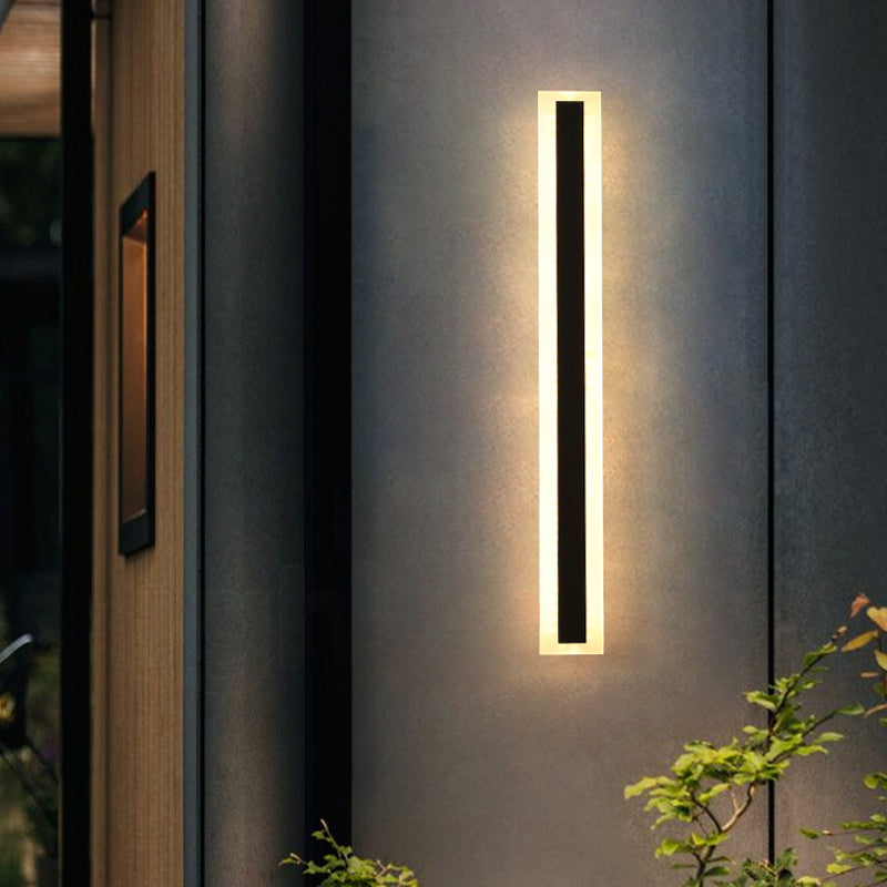 Linea a forma di linea a led lampada con applione murale moderna a striscia lunga a parete lampada per interno