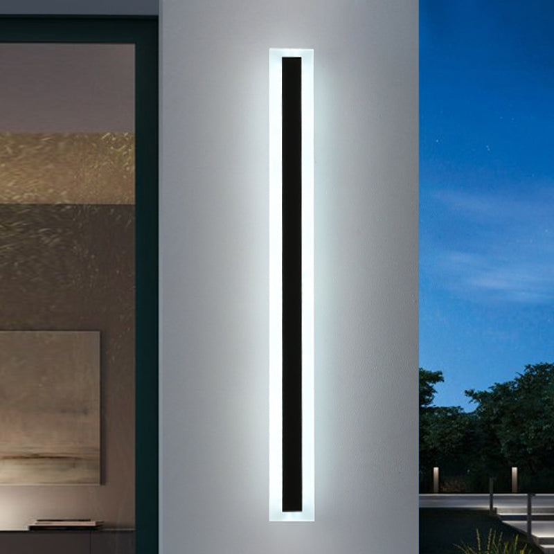 Linea a forma di linea a led lampada con applione murale moderna a striscia lunga a parete lampada per interno