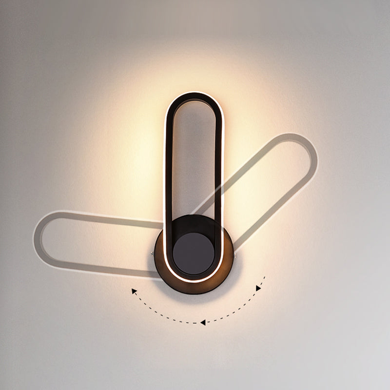 Lampada da parete a parete a parete a led rotabile Light Nordic Slease Wall Mount Lamp per soggiorno