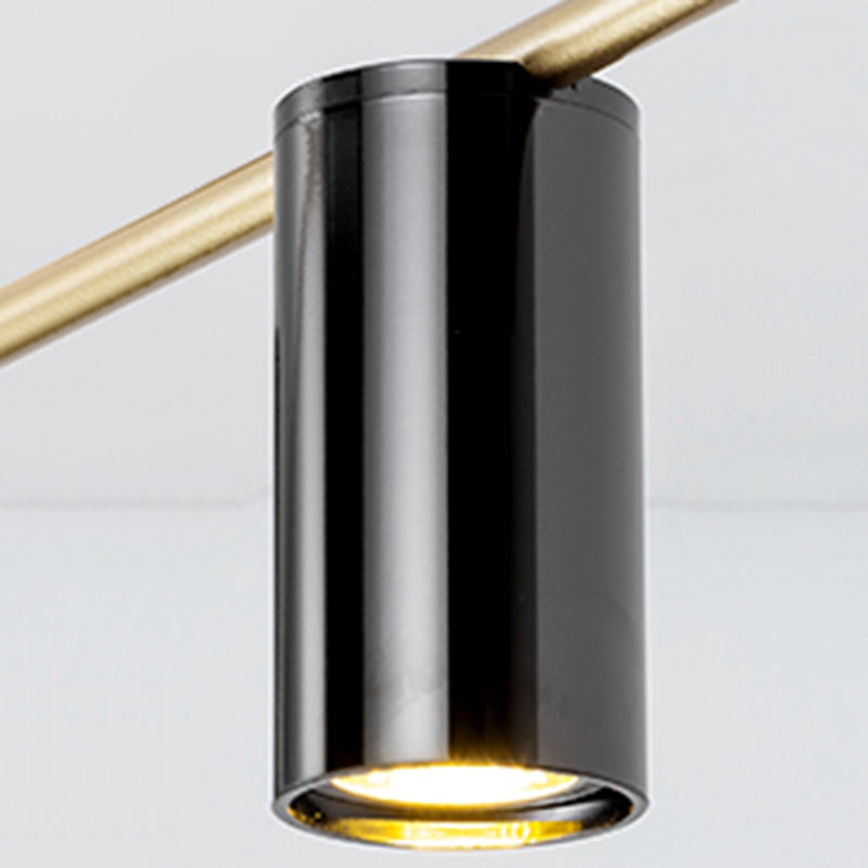 Luci di illuminazione dell'isola tubo contemporanea Mutil Lights Fishting lampadario