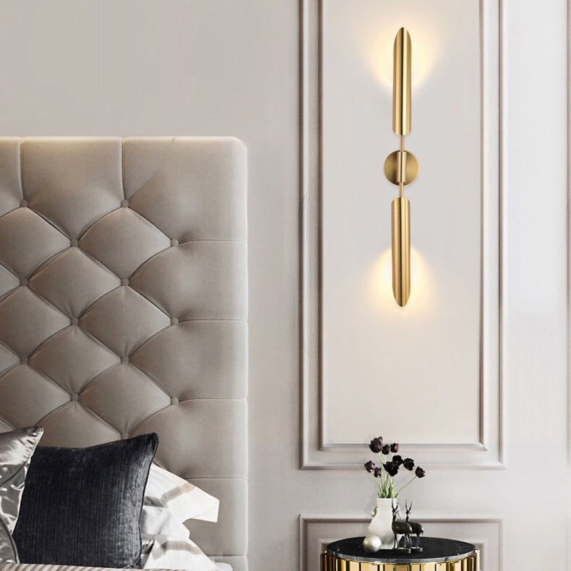 Modern Luxury Wall Sconce Electroplate Iron Geometric Wall Lamp for Interior Spaces