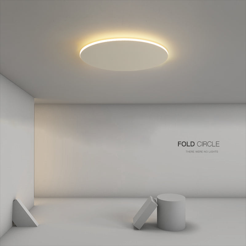 1-licht ronde schaduw Wand SCONCE Moderne eenvoudige stijl Wandverlichting in het wit