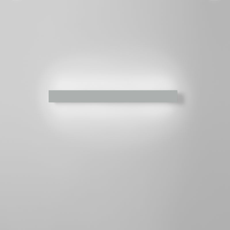 Modern Simple Simple Stile Linear Wall Sconce Metal 1 Sconces Light in White Finish